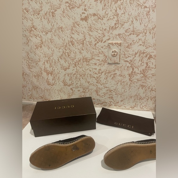 Gucci Black Logo Espadrilles - Picture 5 of 6